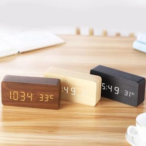 15x7x7cm Horloge Digitale LED Multifonction – Réveil, Température & Date